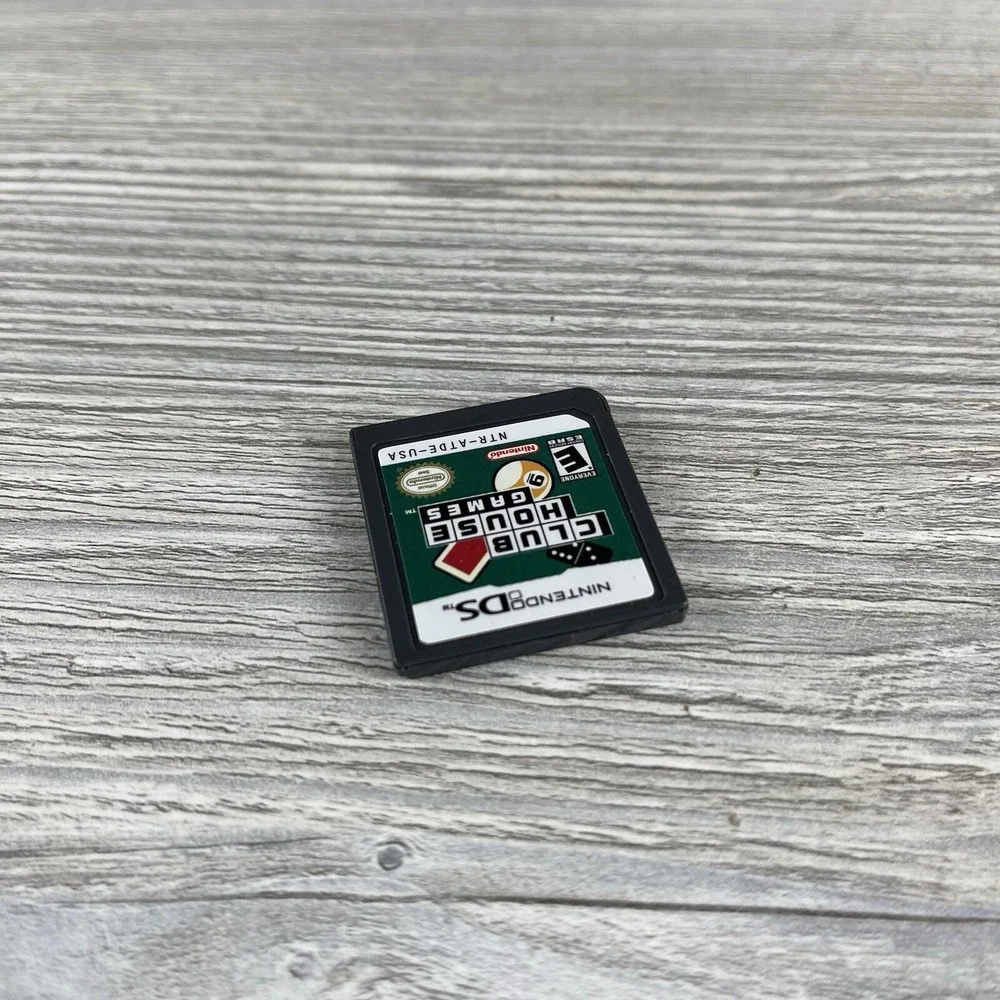 Club House Games (NINTENDO DS, 2006) Tested, Authentic, Cartridge Only